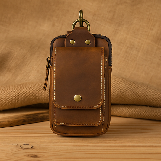 Sac banane vintage en cuir | AUSTIN