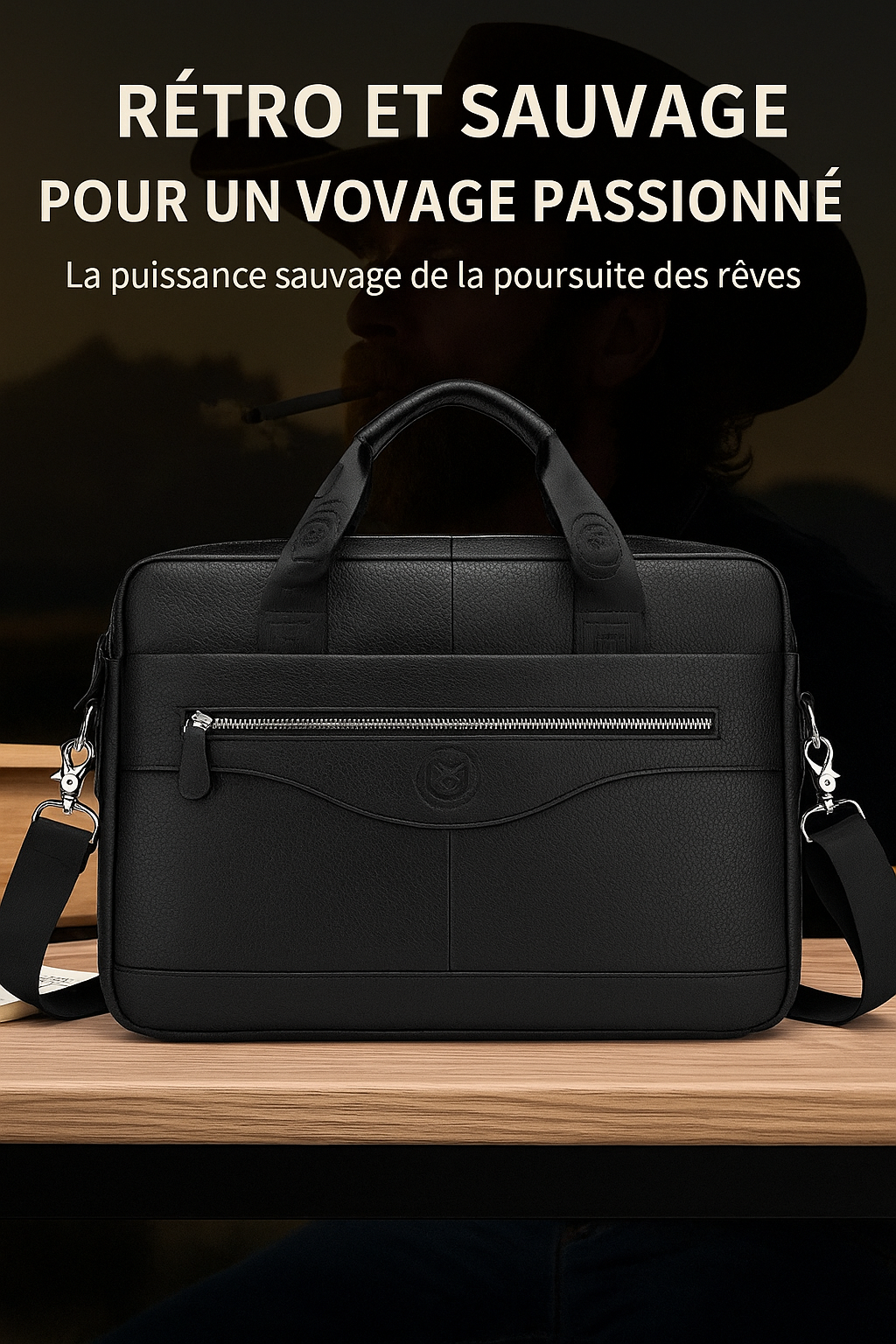 Sacoche en cuir à bandoulière | CHICAGO