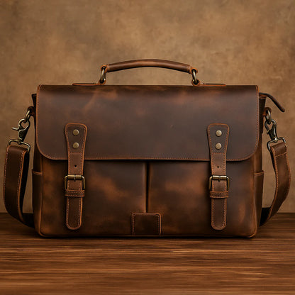 Sacoche rétro marron | DENVER