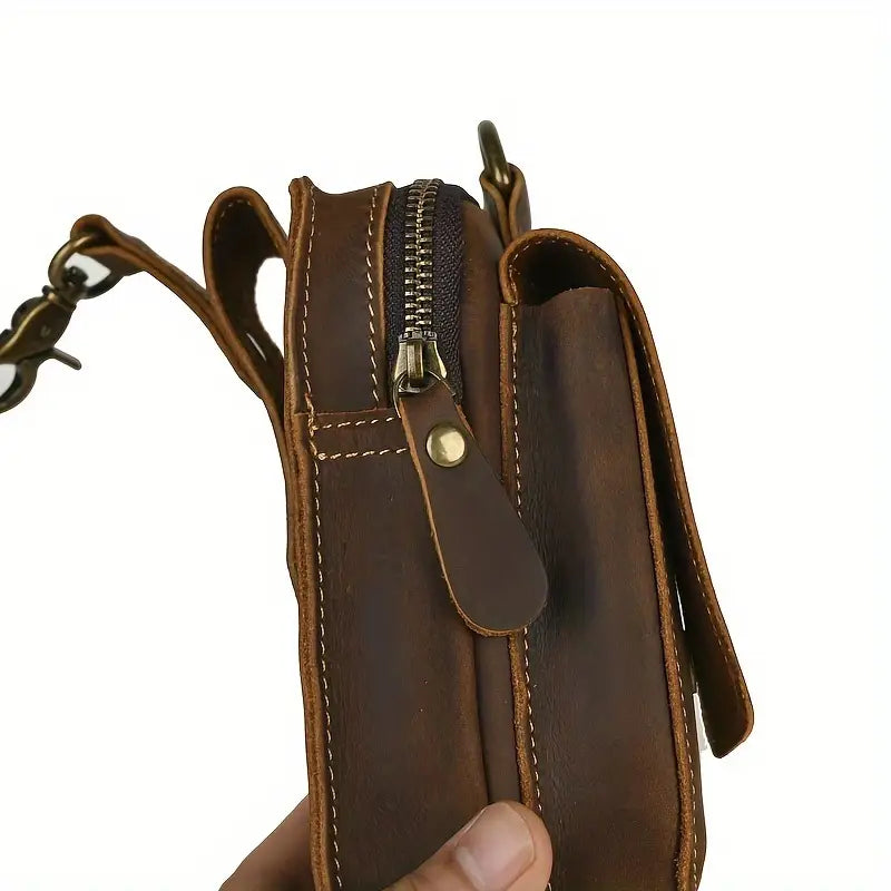 Sac banane vintage en cuir | AUSTIN