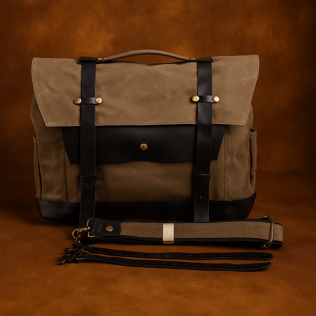 Sacoche de selle de moto en toile | SEATTLE