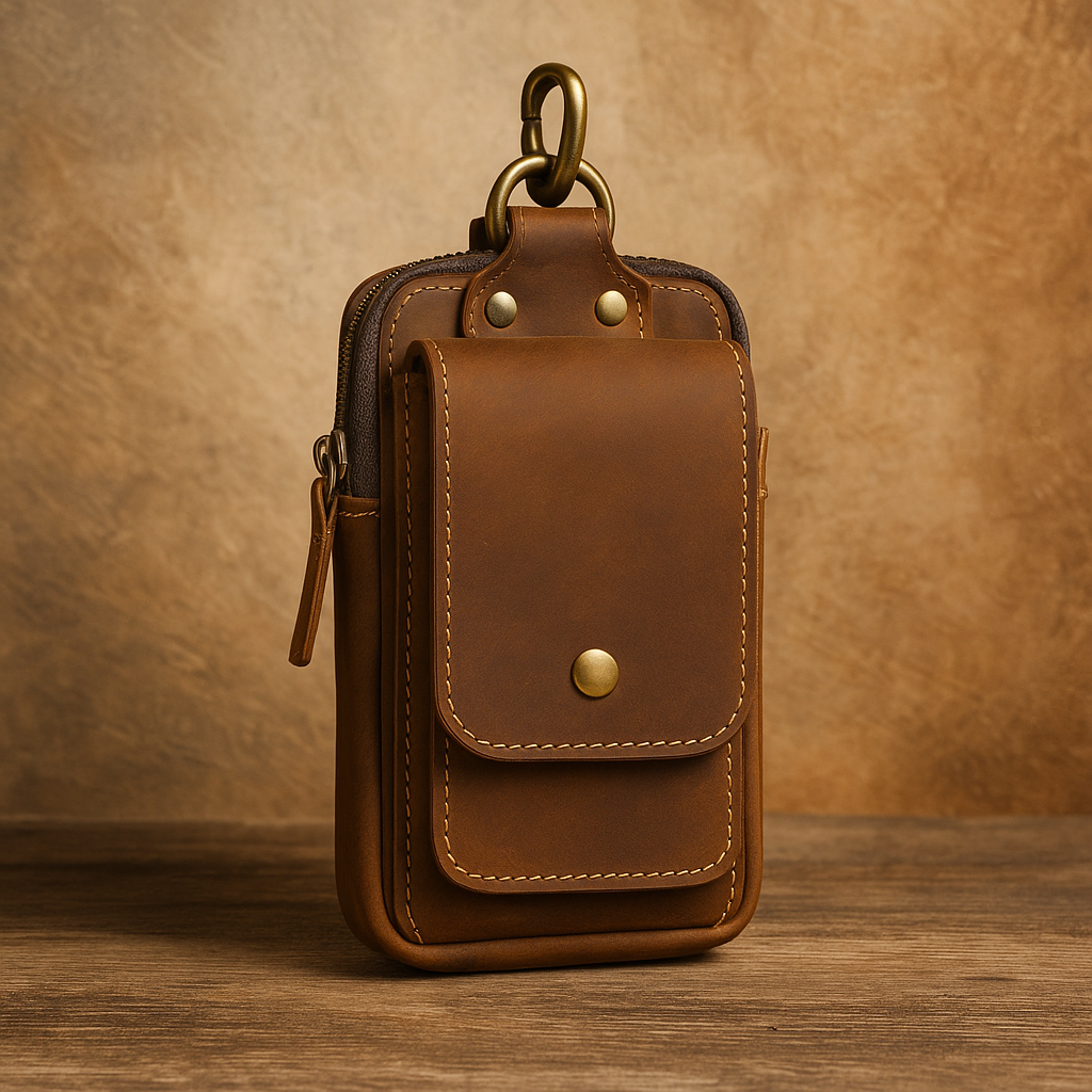 Sac banane vintage en cuir | AUSTIN