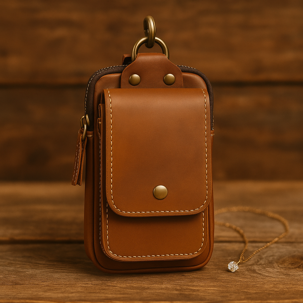 Sac banane vintage en cuir | AUSTIN