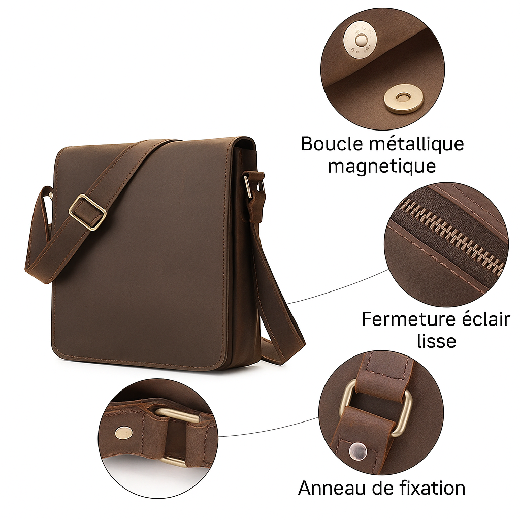 Sac à bandoulière en cuir | PORTLAND