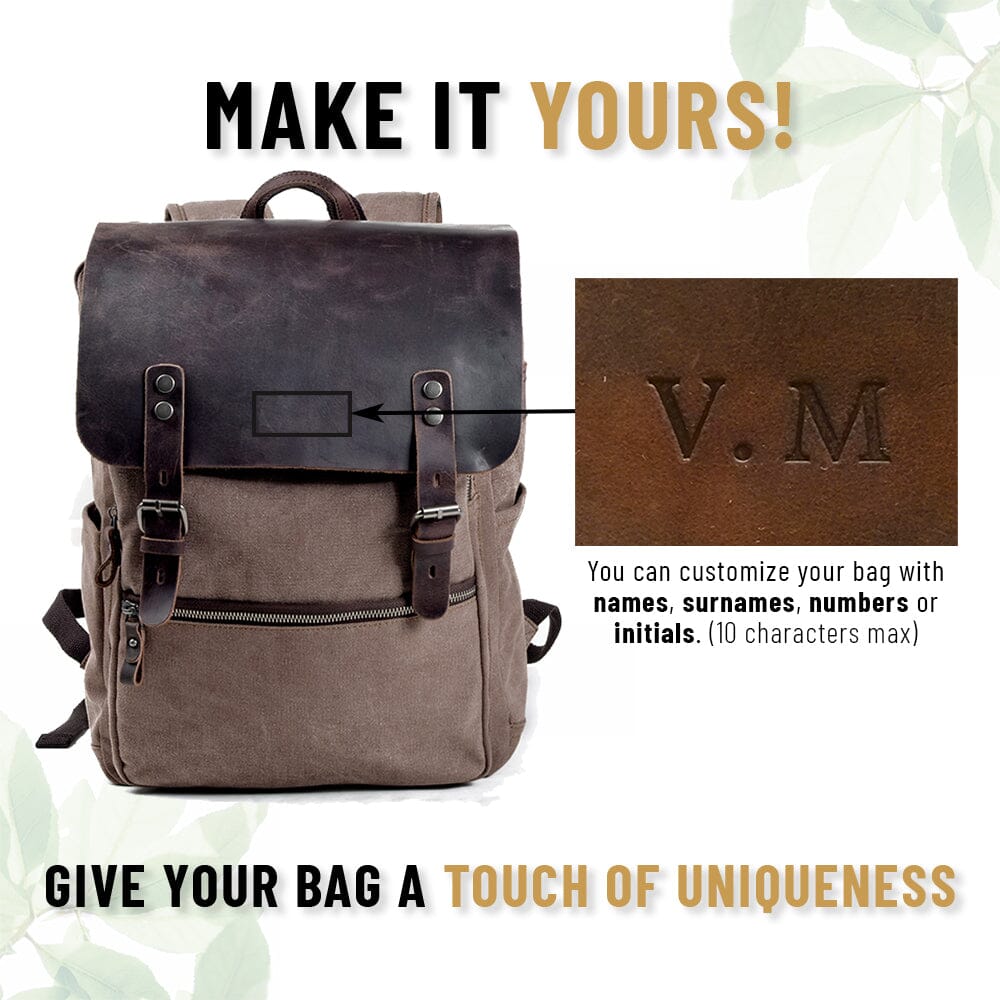 Sac à dos en toile de coton | REINE