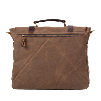 Sac messager en toile et cuir | VANCOUVER