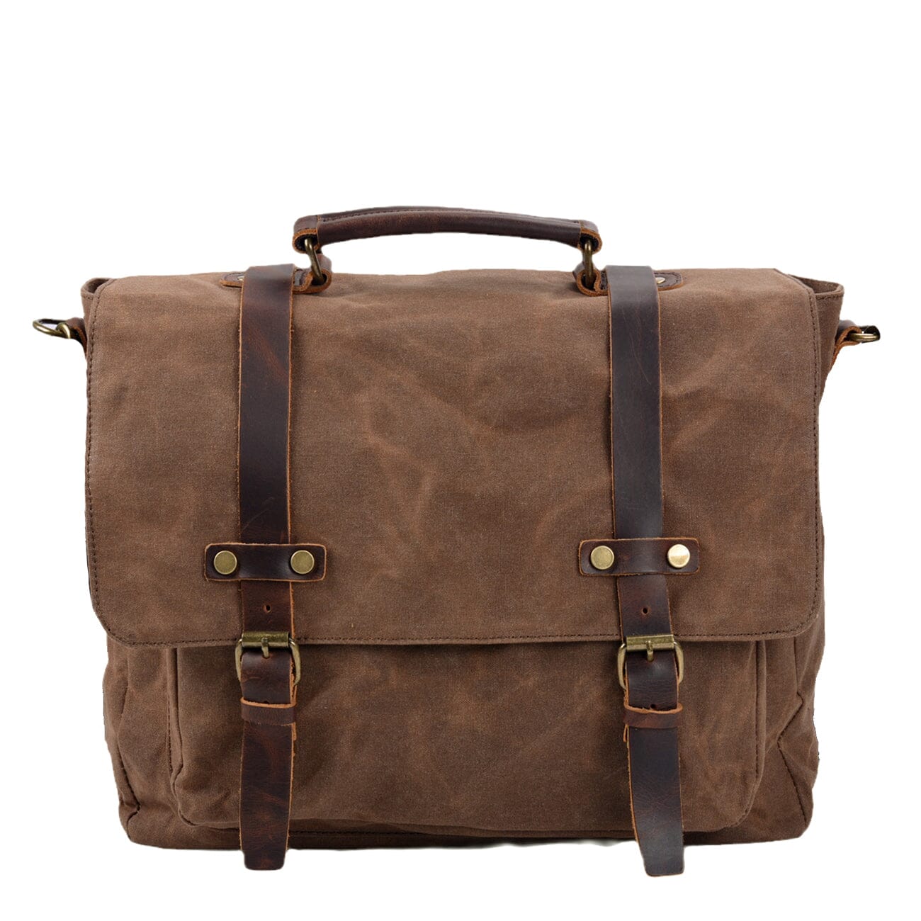 Sac messager en toile et cuir | VANCOUVER