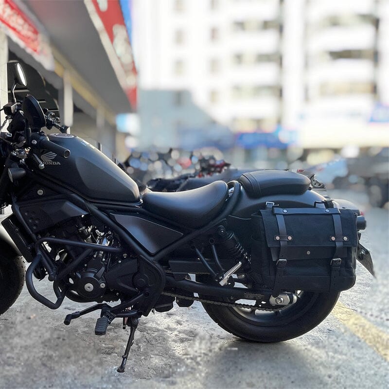 Sacoche de selle de moto en toile | SEATTLE