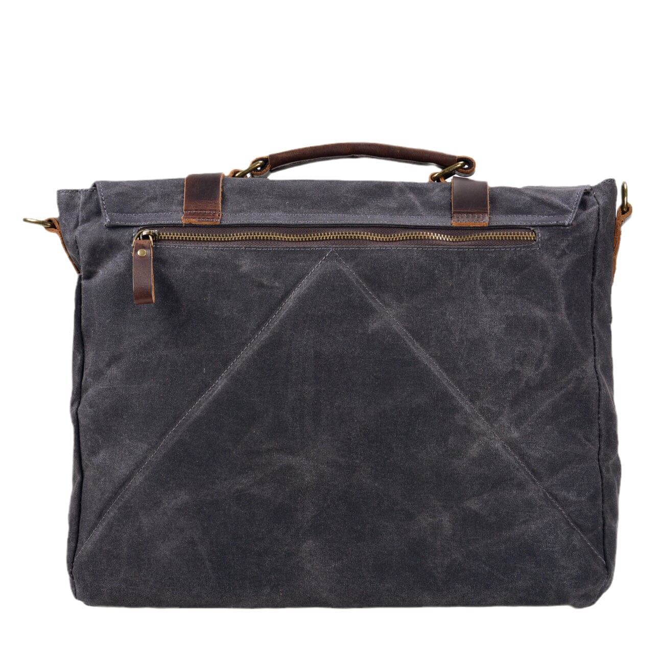 Sac messager en toile et cuir | VANCOUVER