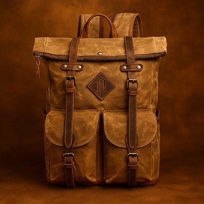 Sac à dos pour ordinateur portable en toile | KRUN