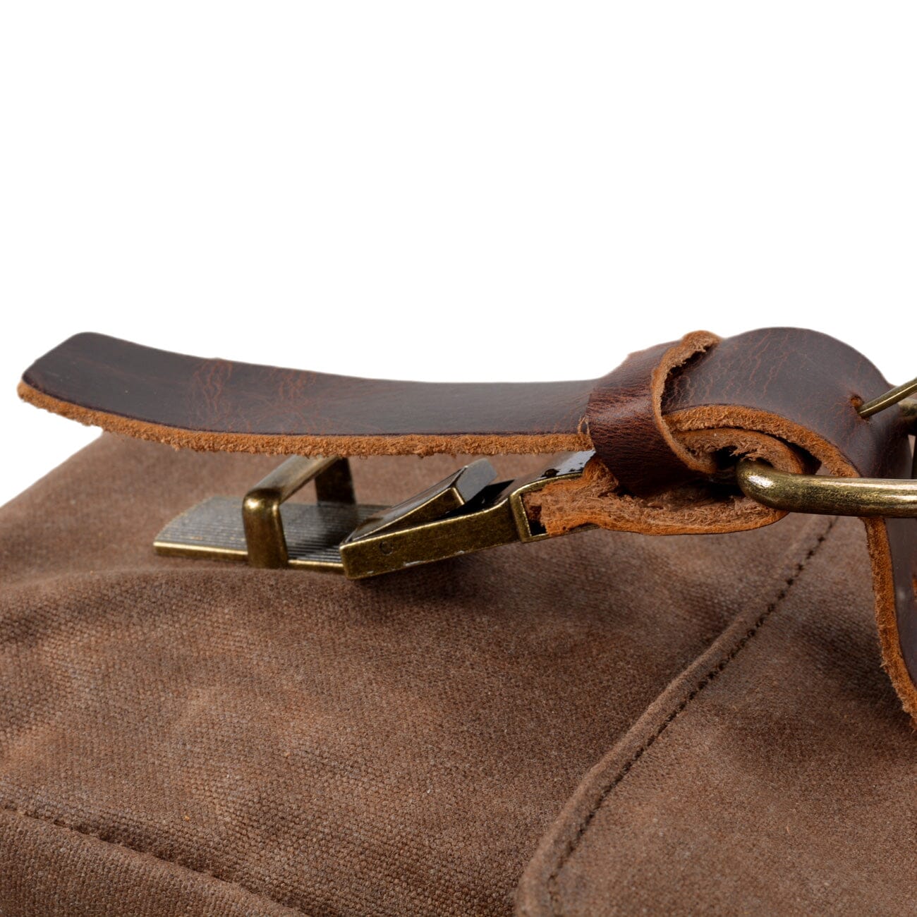 Sac messager en toile et cuir | VANCOUVER