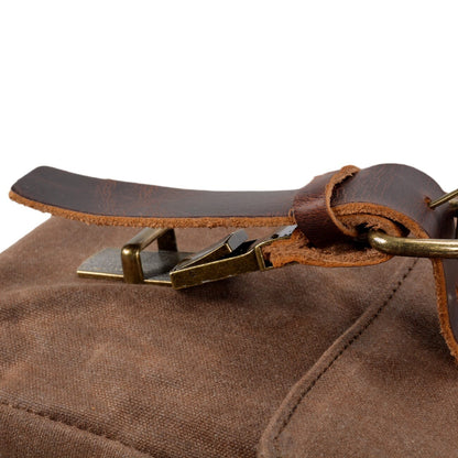 Sac messager en toile et cuir | VANCOUVER